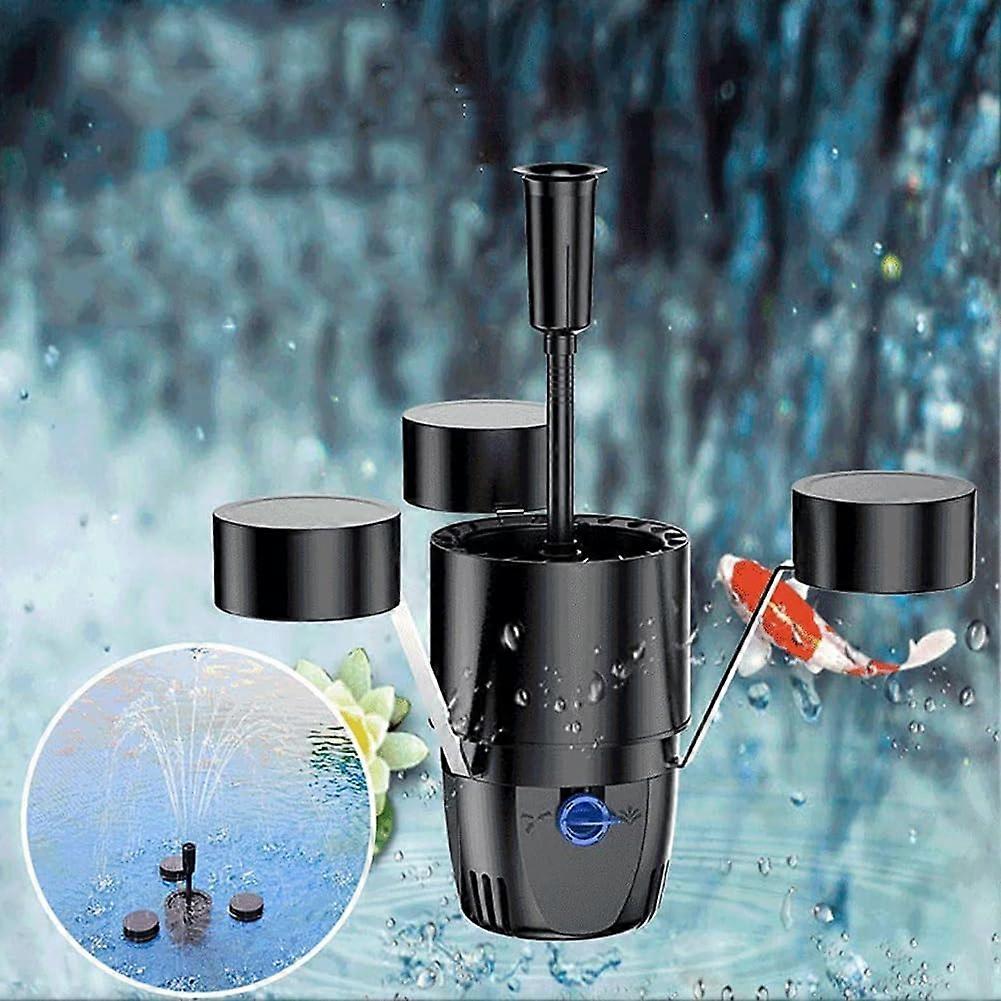 Floating Pool Skimmer and Pond Skimmer with Fountain, Dual Mode Leaf and Debris Collector