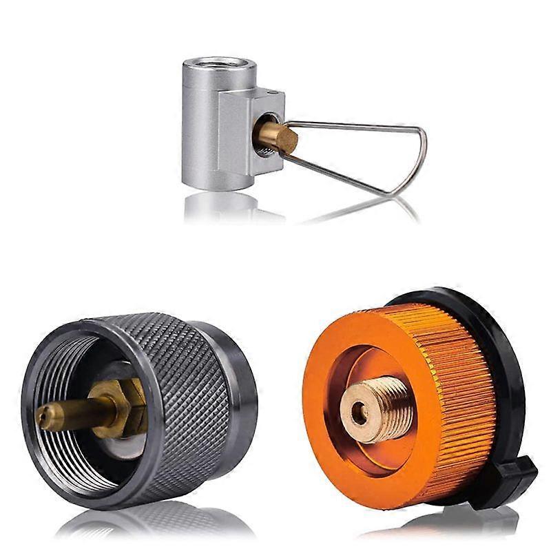 Butane Canister Refill Adapter Set for Camping Stove Backpacking
