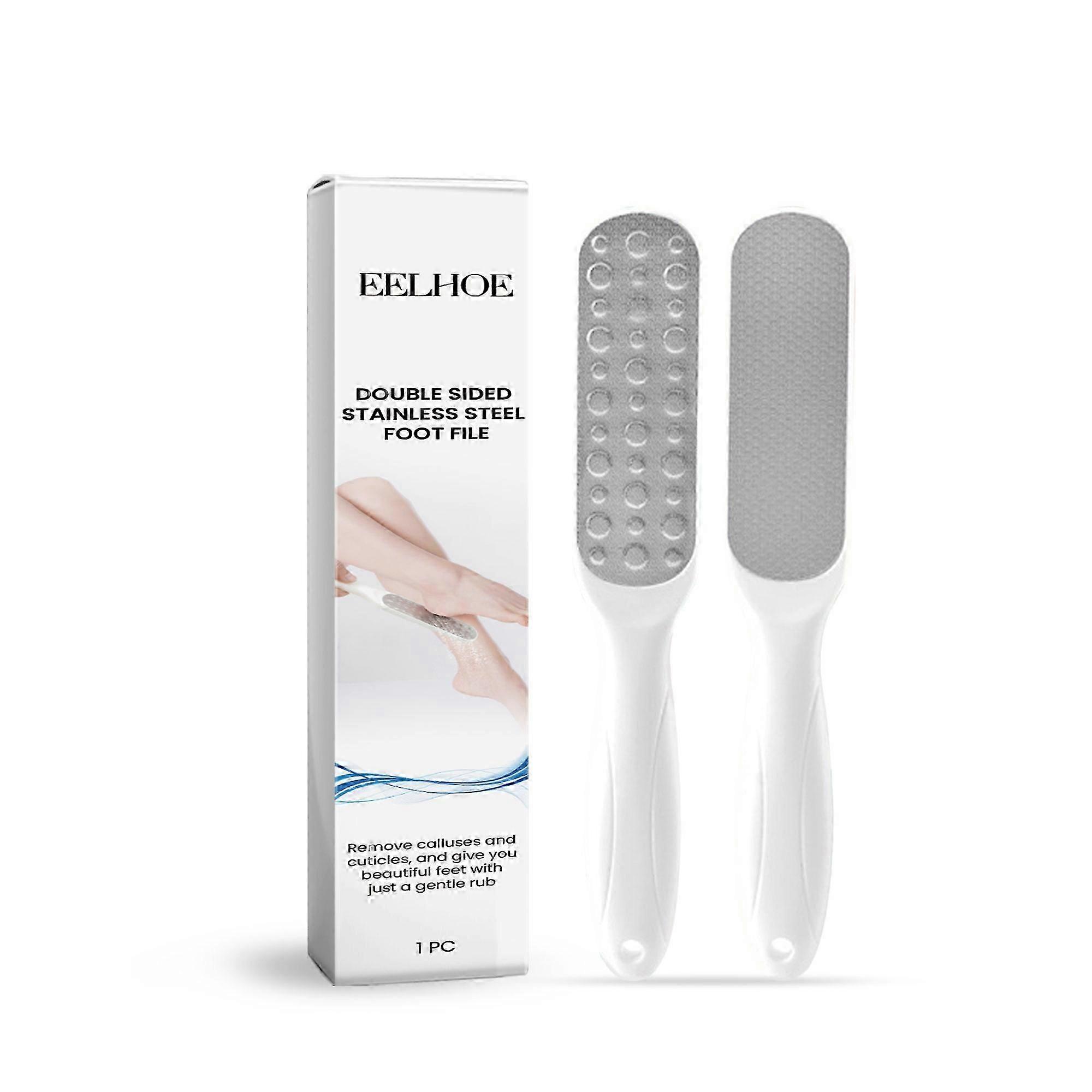 Double-Sided Stainless Steel Foot File - Effective Callus Remover for Smooth Feet