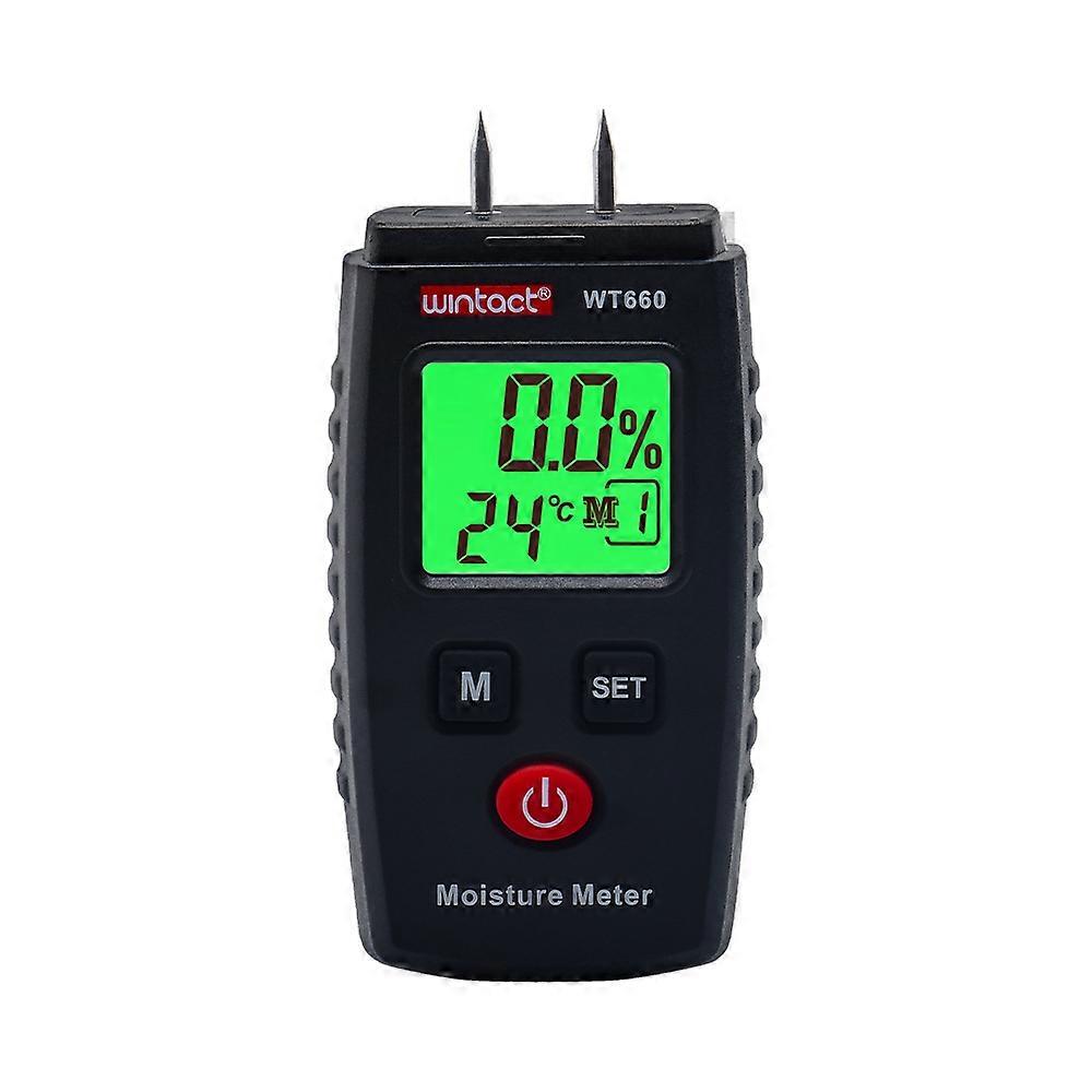 Mold Detector – Pin-Type Moisture Meter with LCD Display & 5 Modes