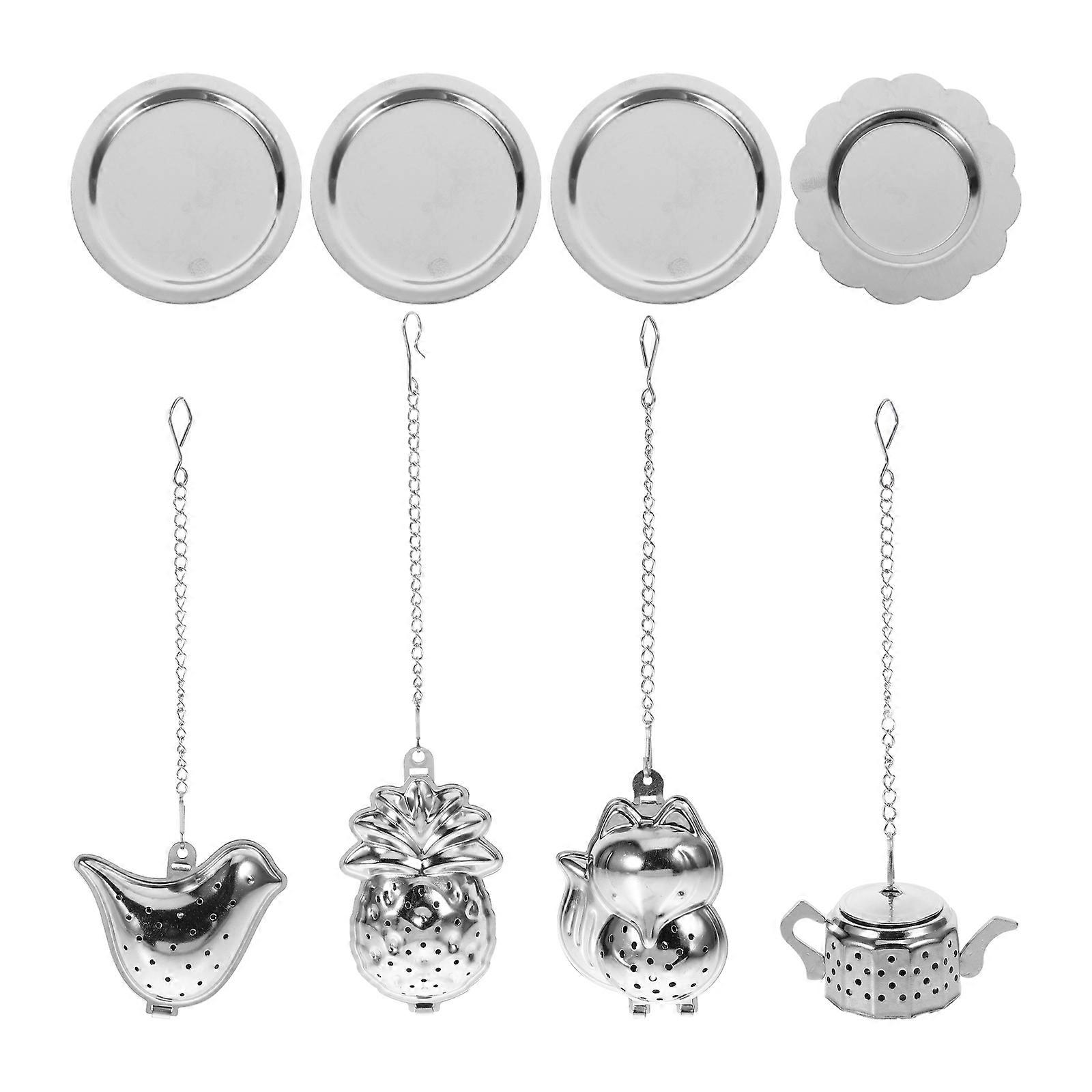 Tea Infuser Stainless Steel Loose Leaf Tea Infusers for Home 4Sets