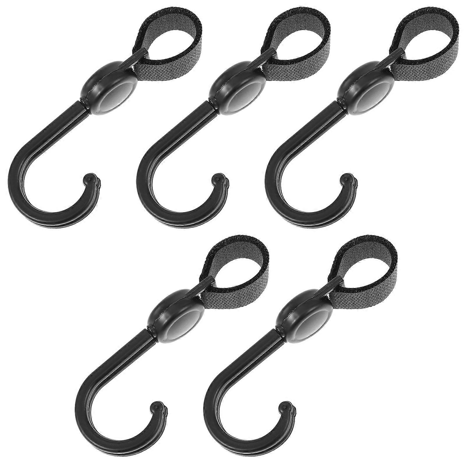 Shopping Cart Hanging Hook Multi-Functional Double Hooks for Stroller 5Pcs