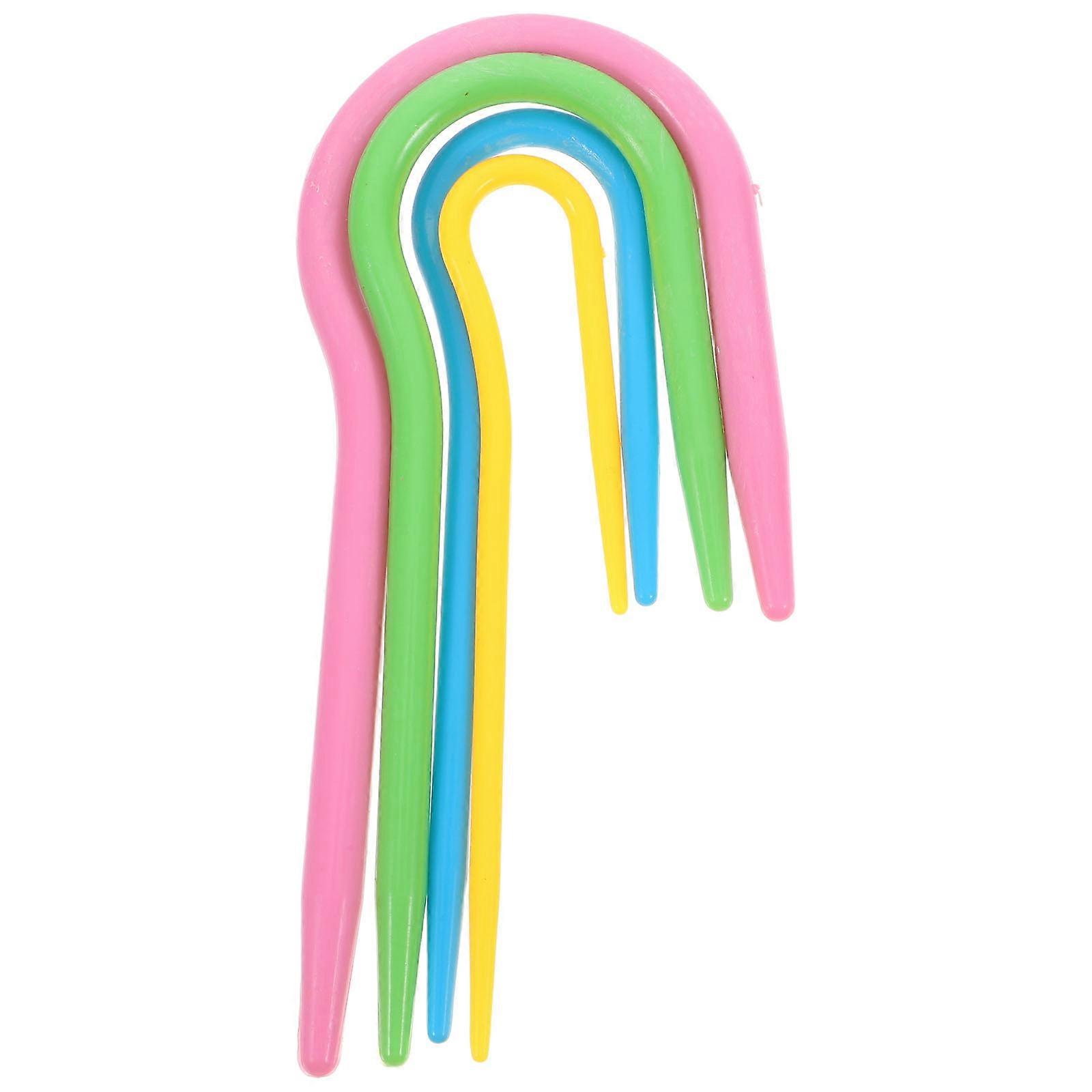 Sweater Knitting Needles U Twist Needles for Crochet 4Pcs Set