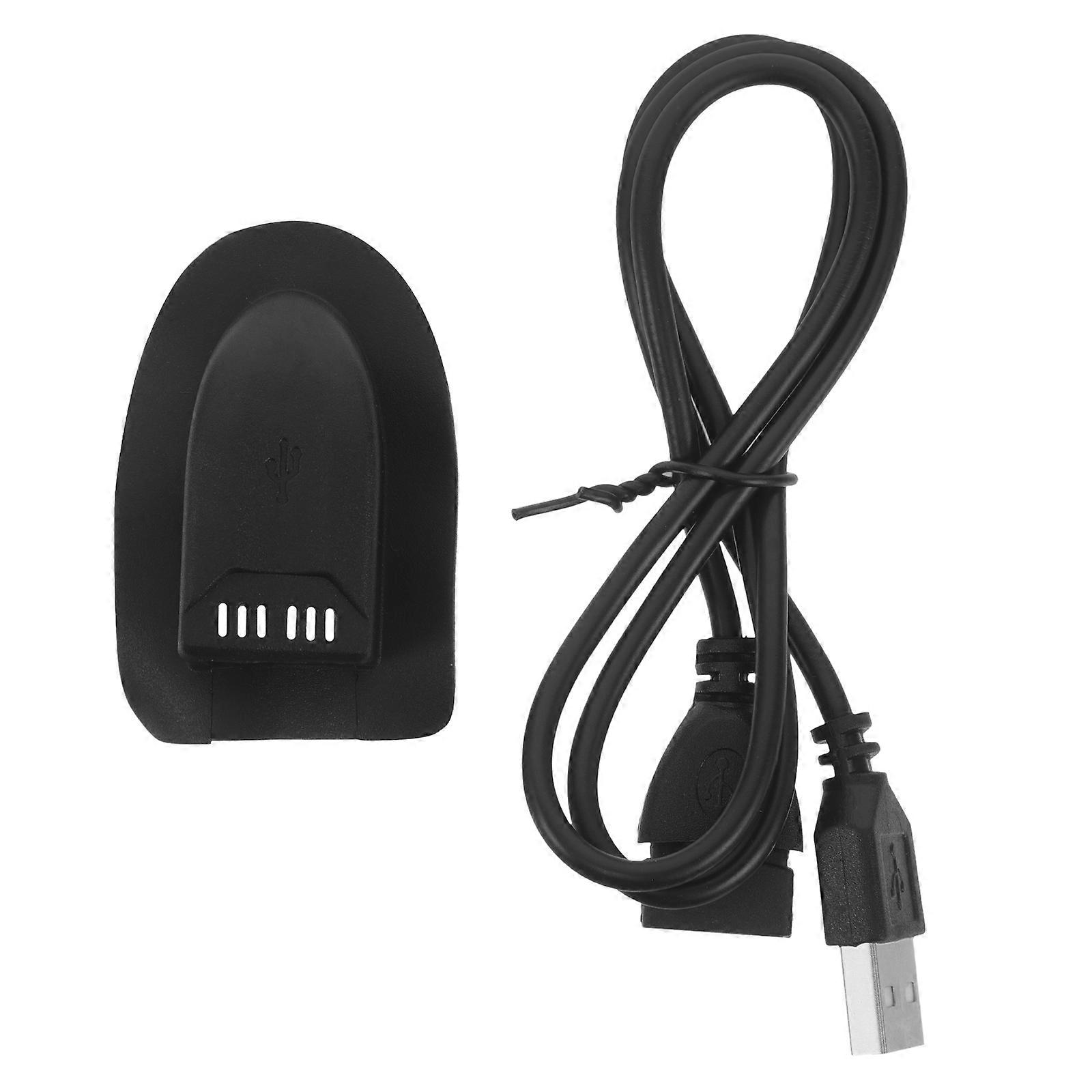 Black USB Extension Charging Cable for Backpack Use Durable PVC