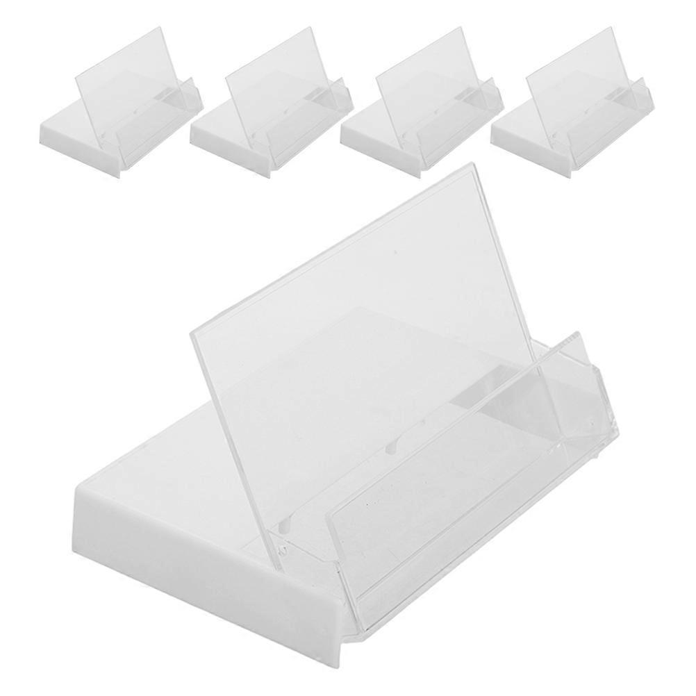 Retro Cassette Tape Protective Case Tape Storage Box for Home Use 5Pcs