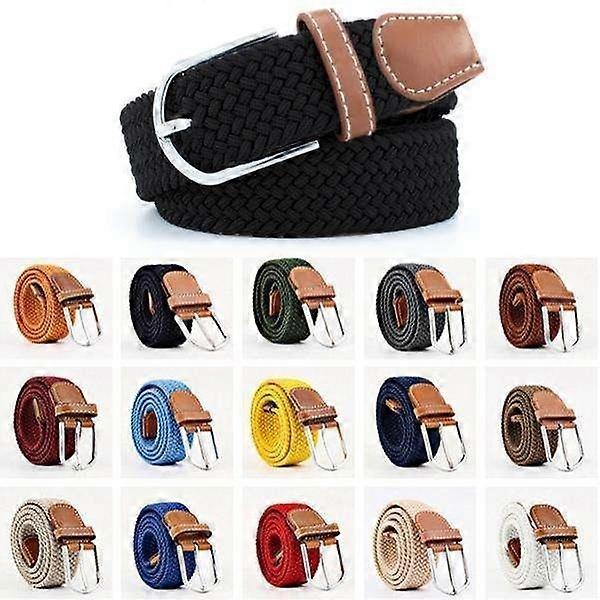 Belt canvas fabric - W26-W36 - Choose color - Relax belt - Elastic Purple one size