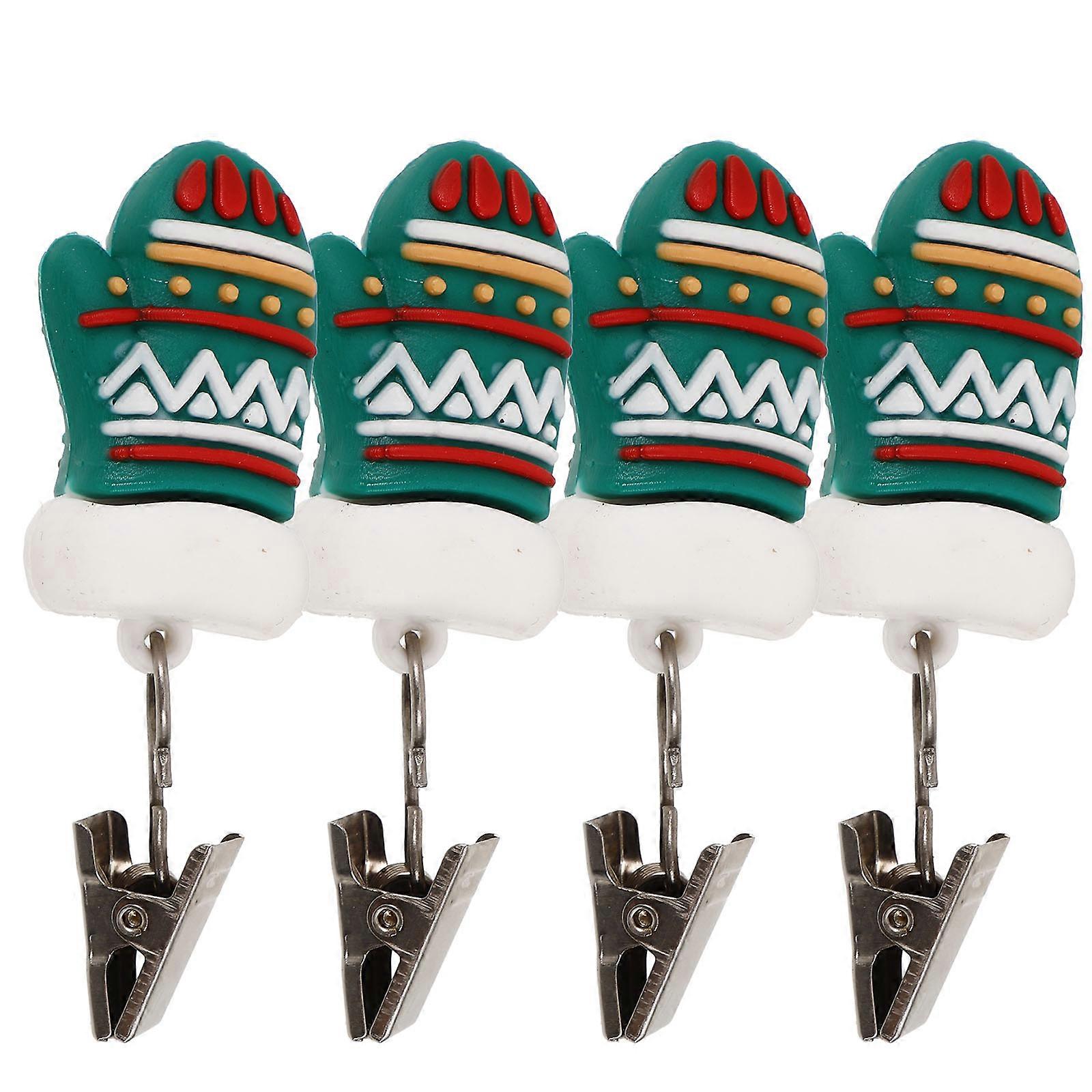 Assorted Color Tablecloth Weights for Decor Made of Iron and Polyethylene 4Pcs Compact Design