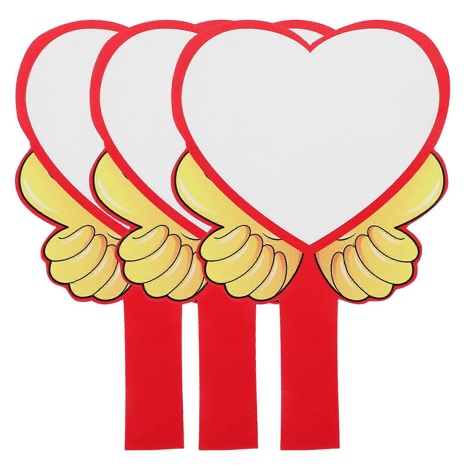 Scoreboard 3Pcs Single Side Handheld Whiteboards for Auction Games