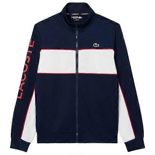 Lacoste Mens Logo Printed Zipped Tennis Jacket