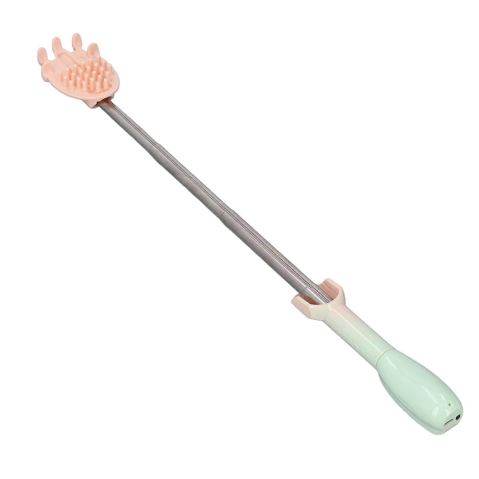 Electric Back Scratcher with Vibration Massage, 17.8in Extendable Long Handle, Gradient Color