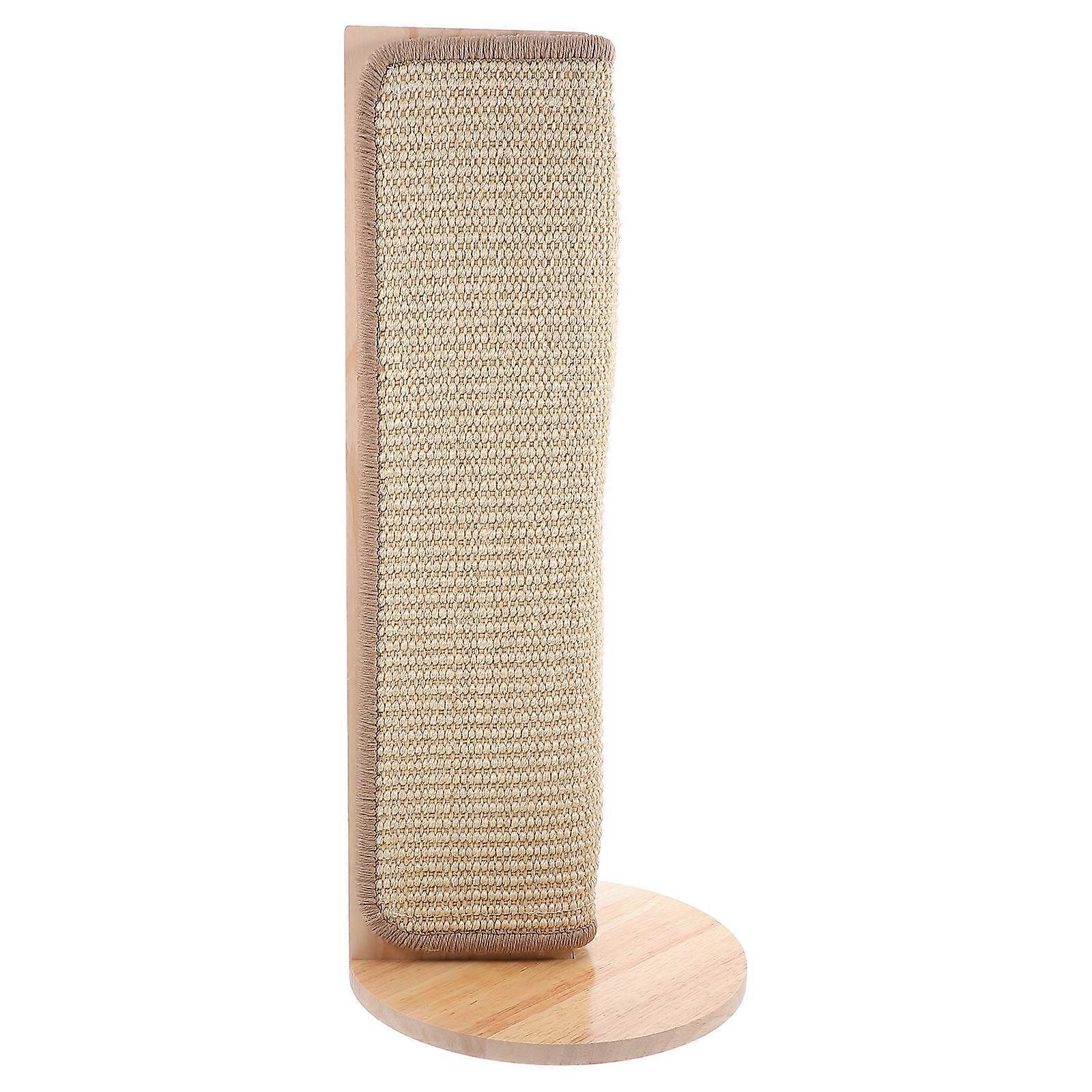 Cat Scratching Board Protective Mat Corner Scratcher with Hammock and Posts