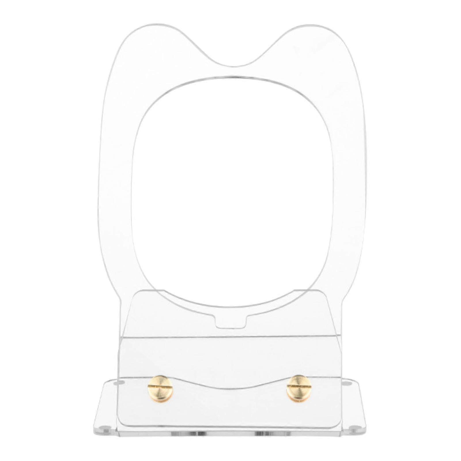 Desktop Speaker Stand For Small Speakers, SpaceSaving Office And Home Desk Holder, Transparent