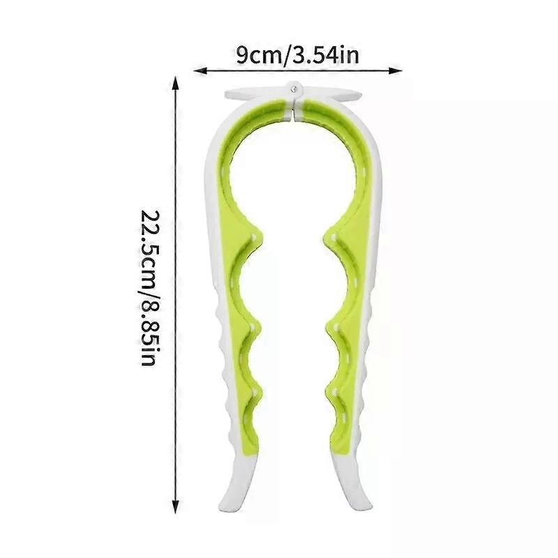 4-in-1 Multi-functional Bottle Opener Can Opener Multi-purpose Can Screw Cap Opener Anti-slip and Effortless Cap Opening