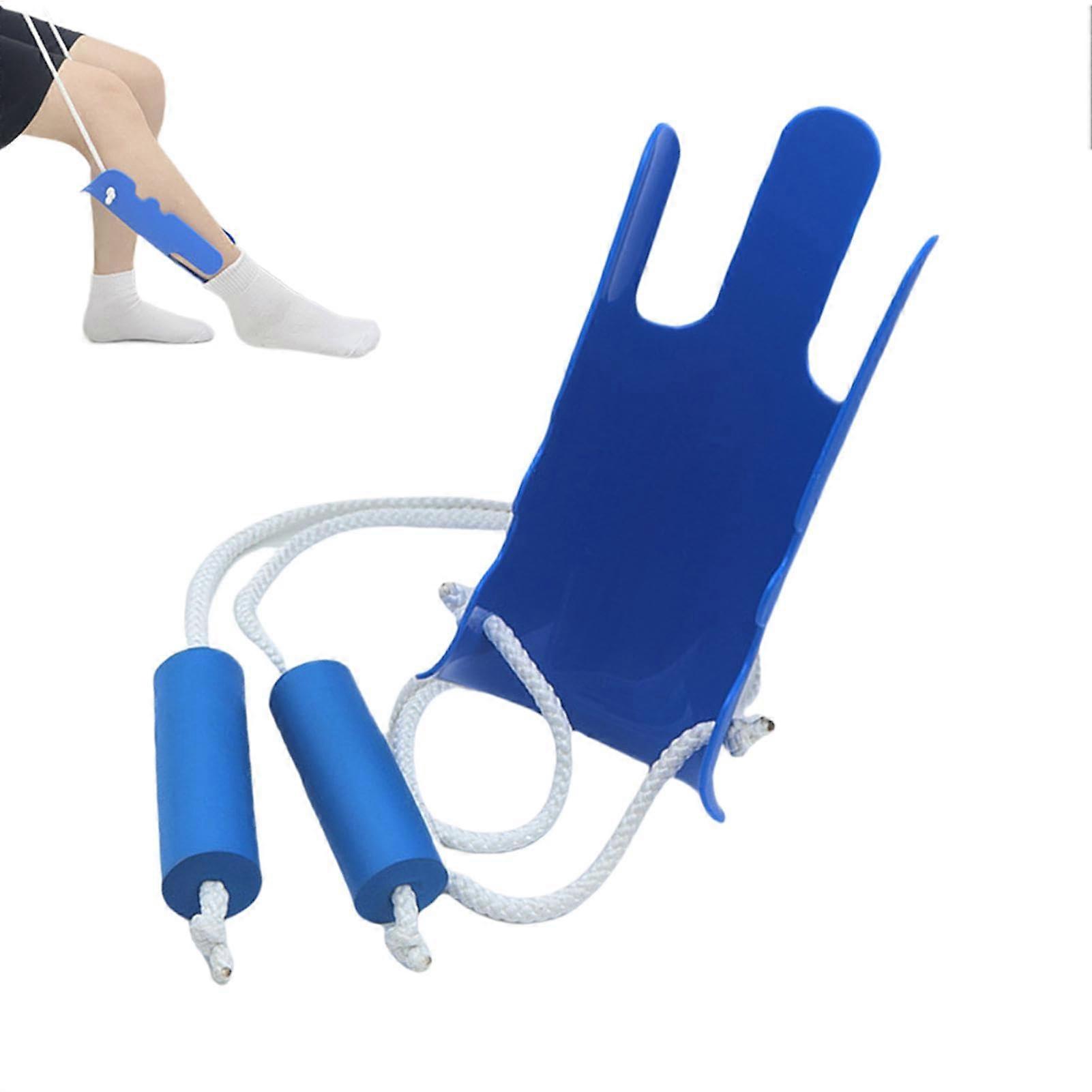 Sock Aid for Elderly and Disabled with Ergonomic NonSlip Handles, NoBend Stocking Helper Tool
