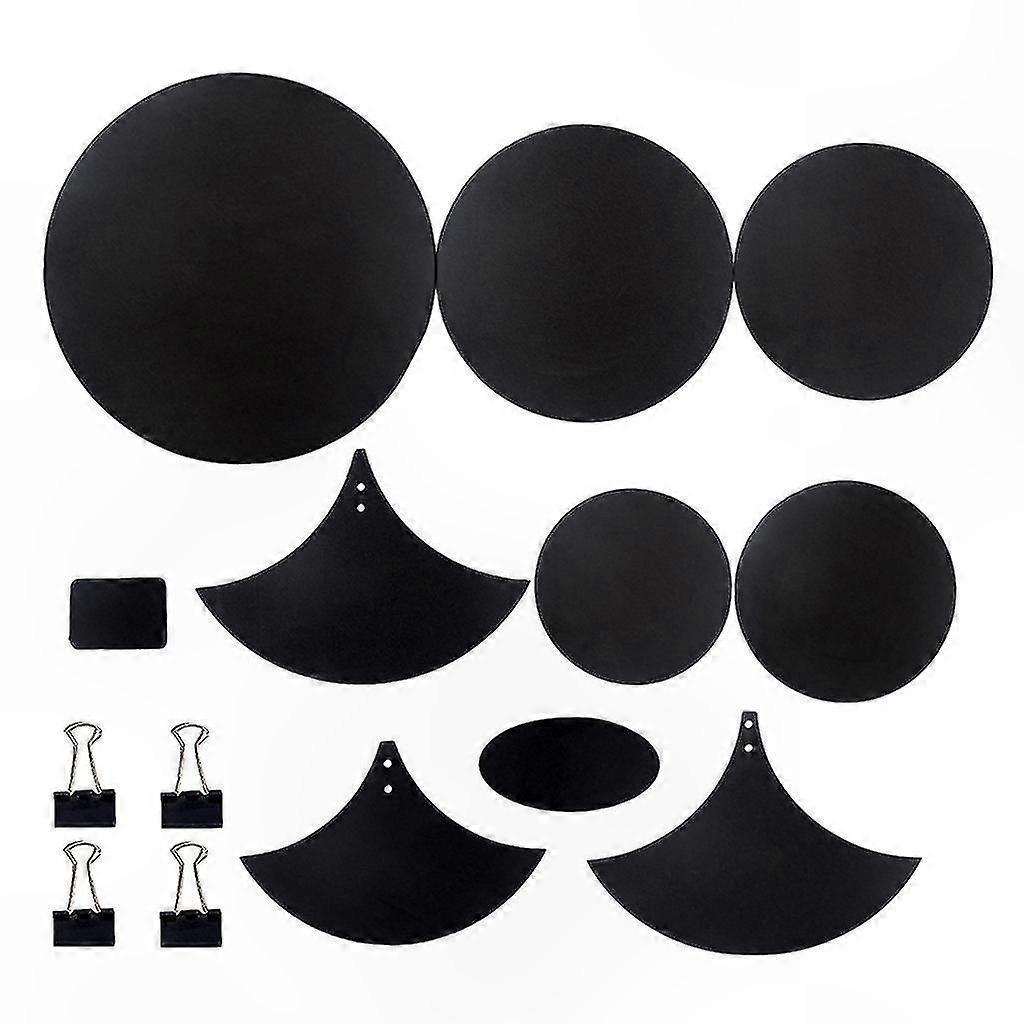 14-Piece Rubber Foam Drum Mute Pad Set for Quiet Practice