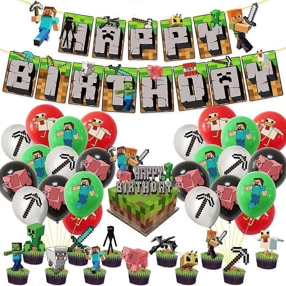 Minecraft Birthday Party Decorations: Light Up Your Pixel Party!