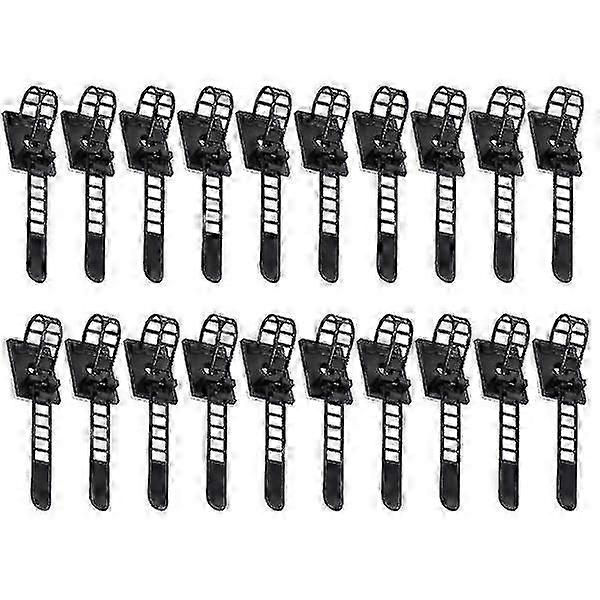 50pcs Adjustable Cable Clips Self-adhesive Wire Clips Cable Management Holder-c
