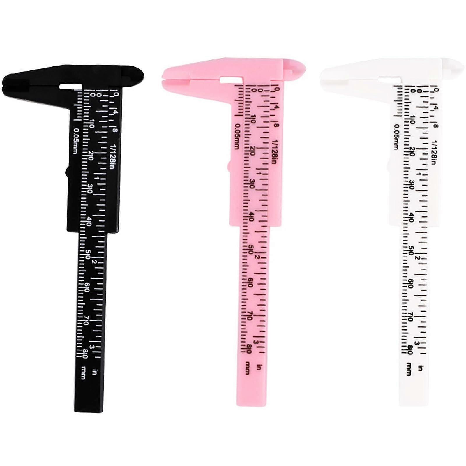 Eyebrow Mapping Tool Vernier Caliper Ruler for Precise Brow Measurement Microblading 080mm