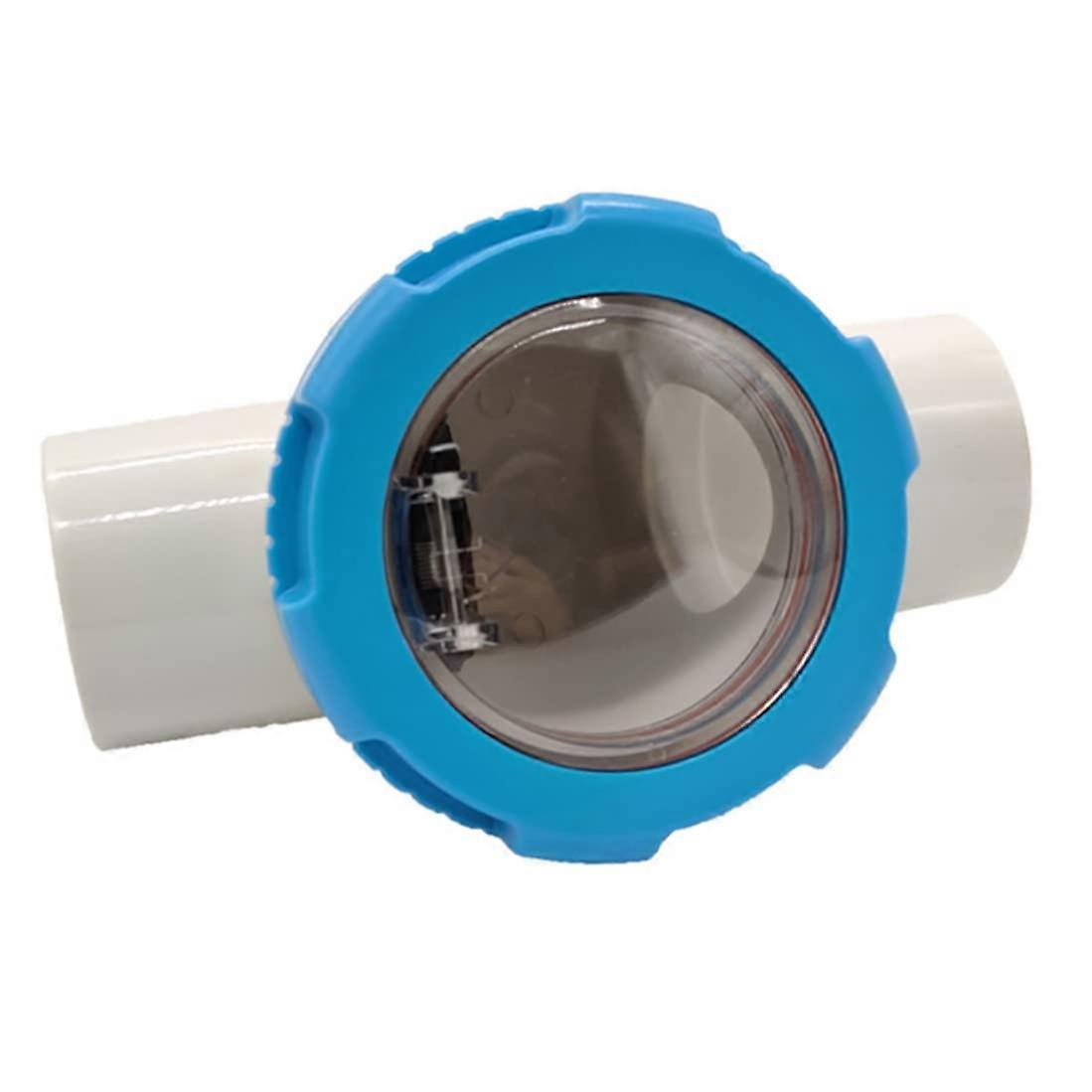 Swimming Pool Check Valve 63mm Transparent Non  Valve Prevents Backflow  Temp Resistant