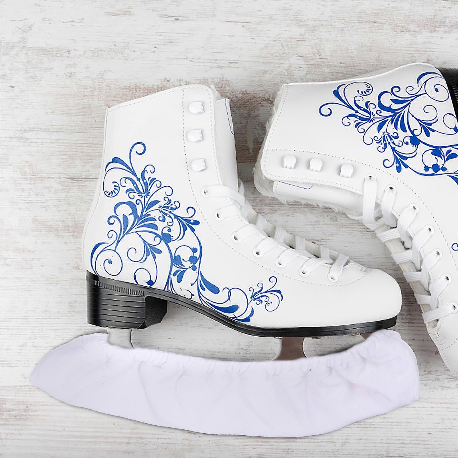 Skate Covers Flannel Protector for 1Pair Washable White Covers