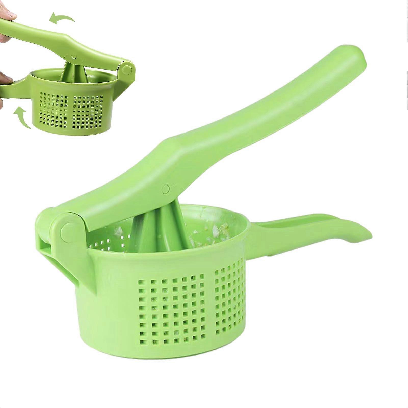Manual Vegetable Squeezer Press with Ergonomic Handle for Fast Water Drainage and Easy Cleaning