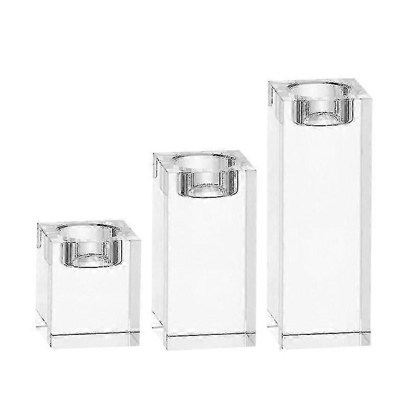 1pcs Home Decorations, Crystal Candlestick Cube 26s