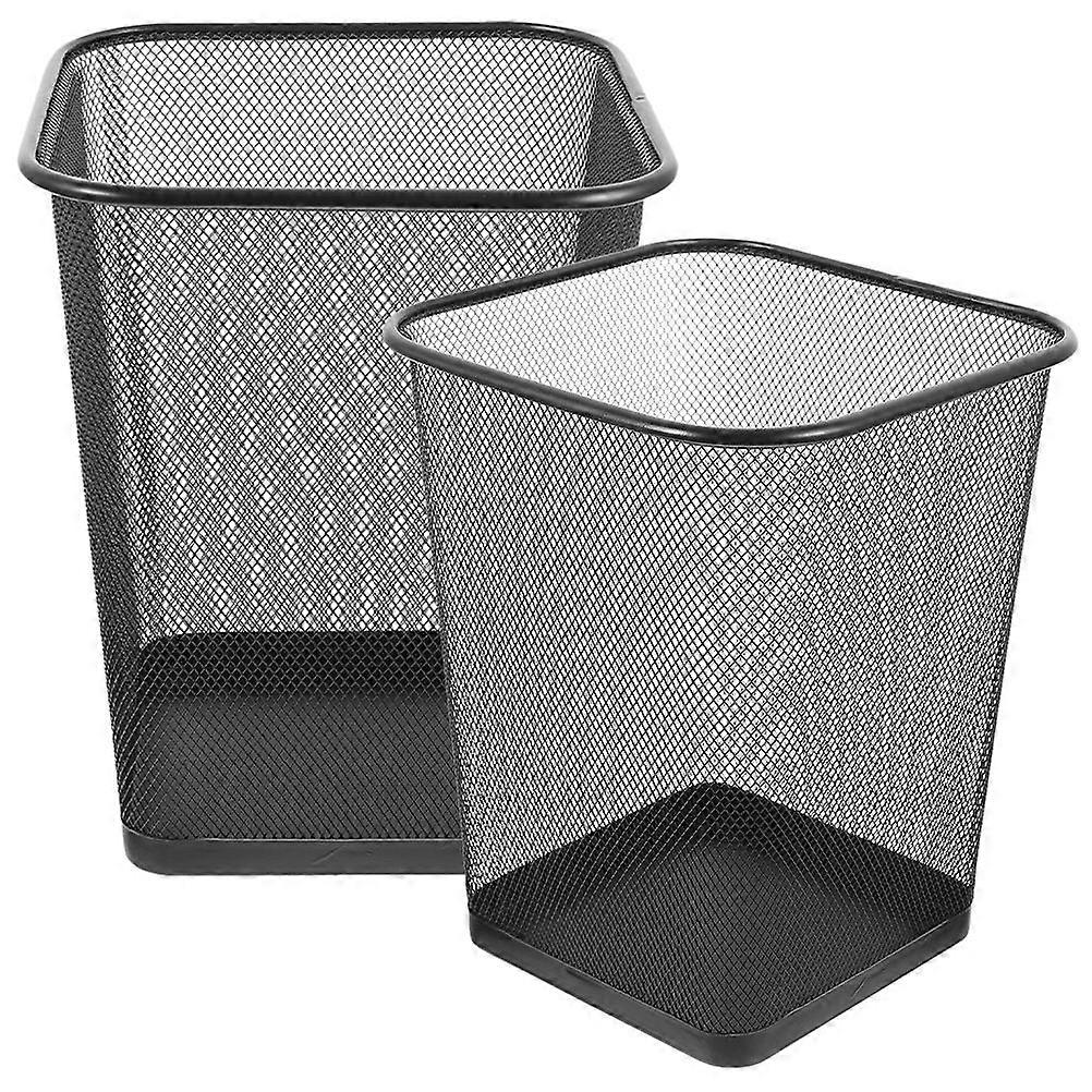 Wire Mesh Trash Can Iron Mesh for Household 2Pcs