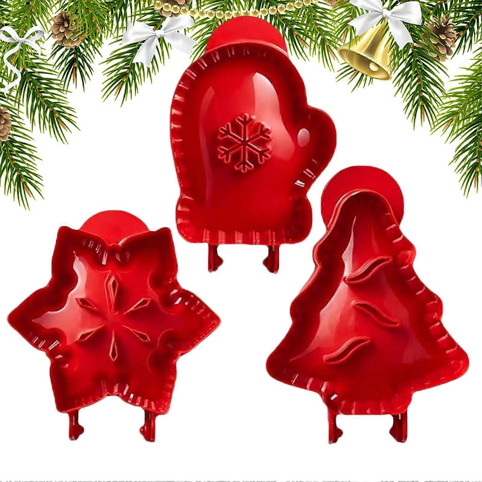 Pie Molds Set with Lids, NonStick Mini Pocket Pie Maker for  Crust Sealing, Holidays Baking