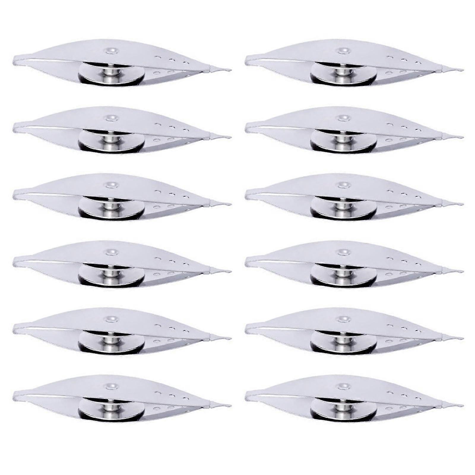 12PCS Long Metal Sewing Machine Shuttles 7.3cm Durable WearResistant Shuttle Replacements