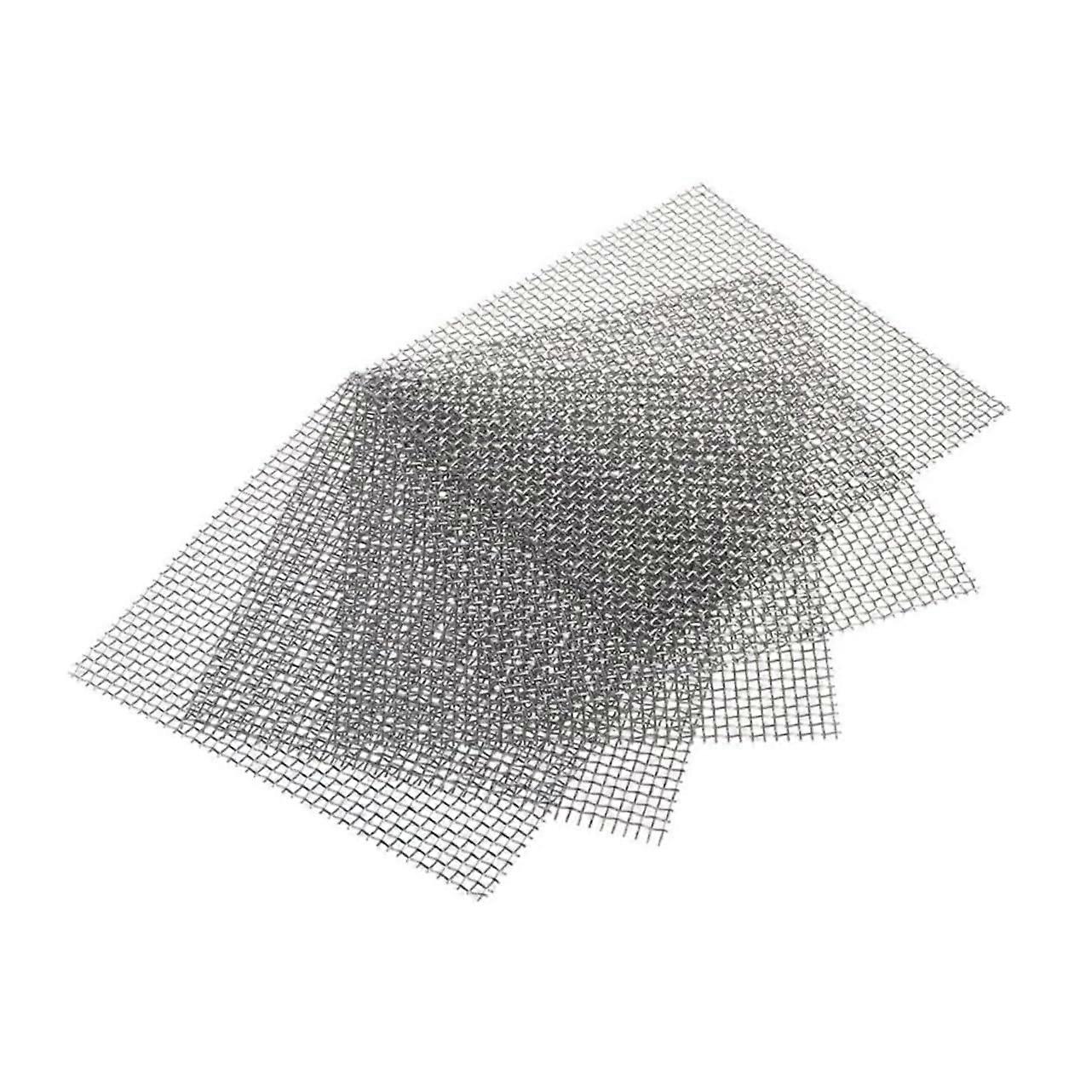 5Pcs Stainless Steel Aquarium Mesh Pads for Java Moss, Durable Bendable Net for Fish Tank Plants