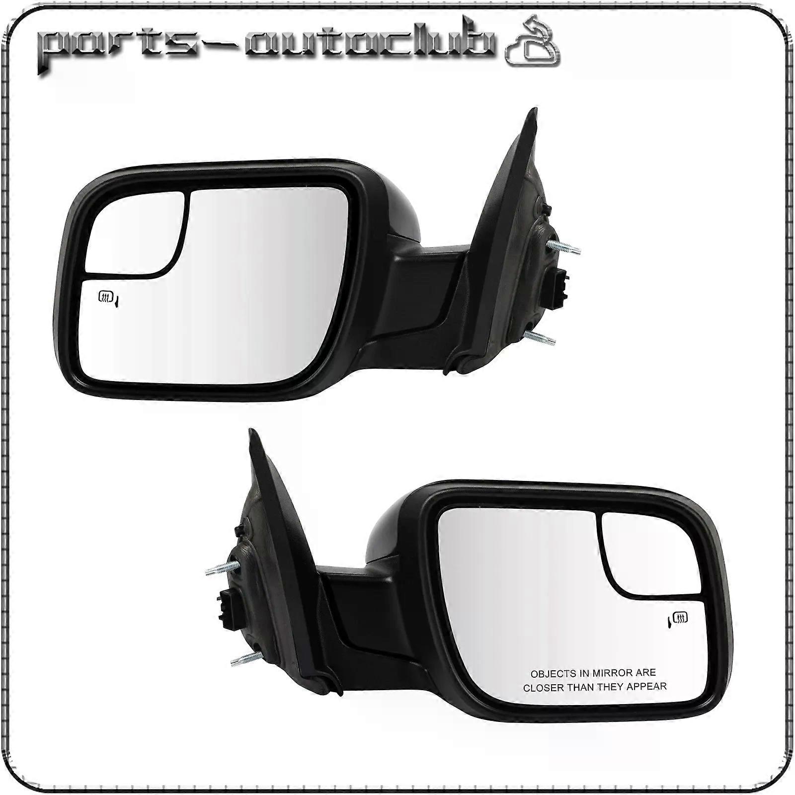 For 2012-2019 Ford Explorer Heated Power-folding Pair Side Mirrors Puddle Memory NO.5588