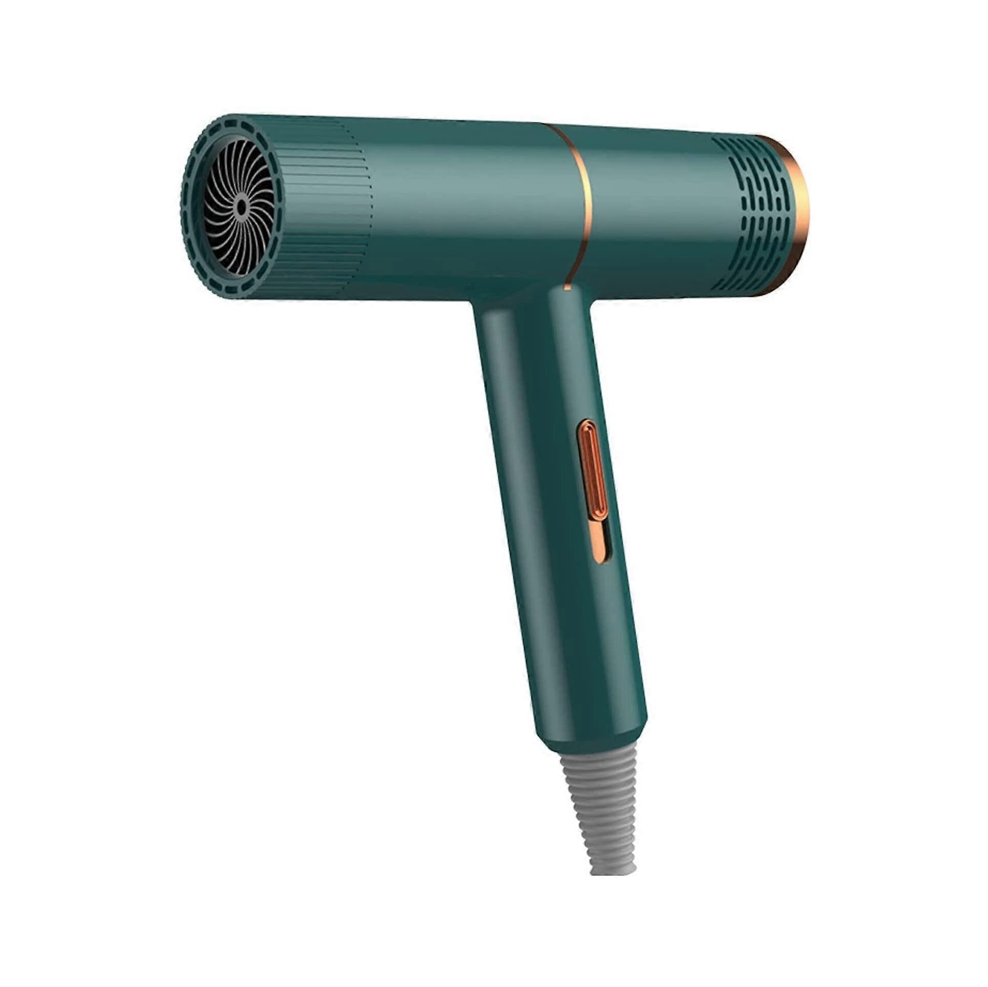 Professional Ionic Hair Dryer with Powerful Motor, Fast Drying and Temperature Control, Green