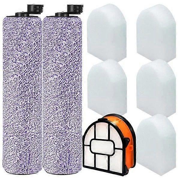 Replacement brush and filter - 8 pieces - Microfiber - HydroVac compatible