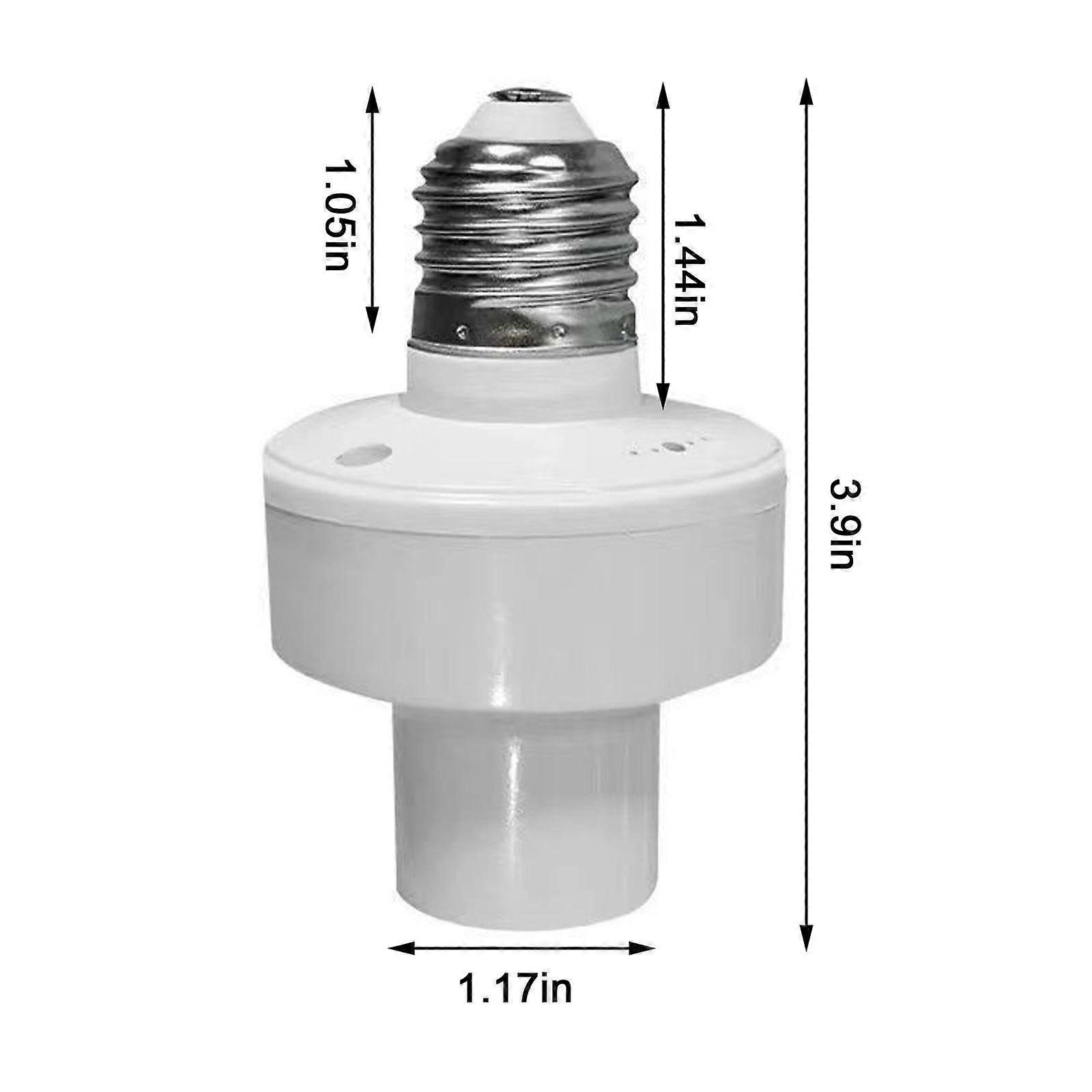 Smart Remote Control E27 Screw Lamp Holder, Wireless Remote Control Timing