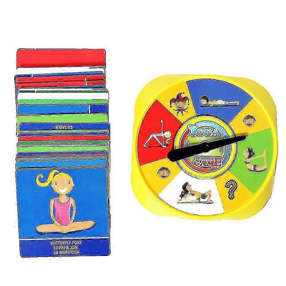 Interactive Yoga Cards for Kids & Parents, Early Development Exercise Game for Physical Activity