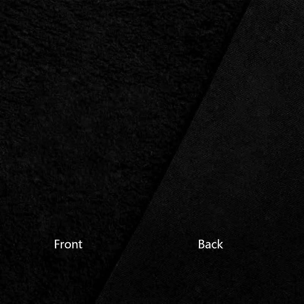 Photography Backdrop Black Background Cloth No Light Reflection Wrinkle Resistant Easy Clean