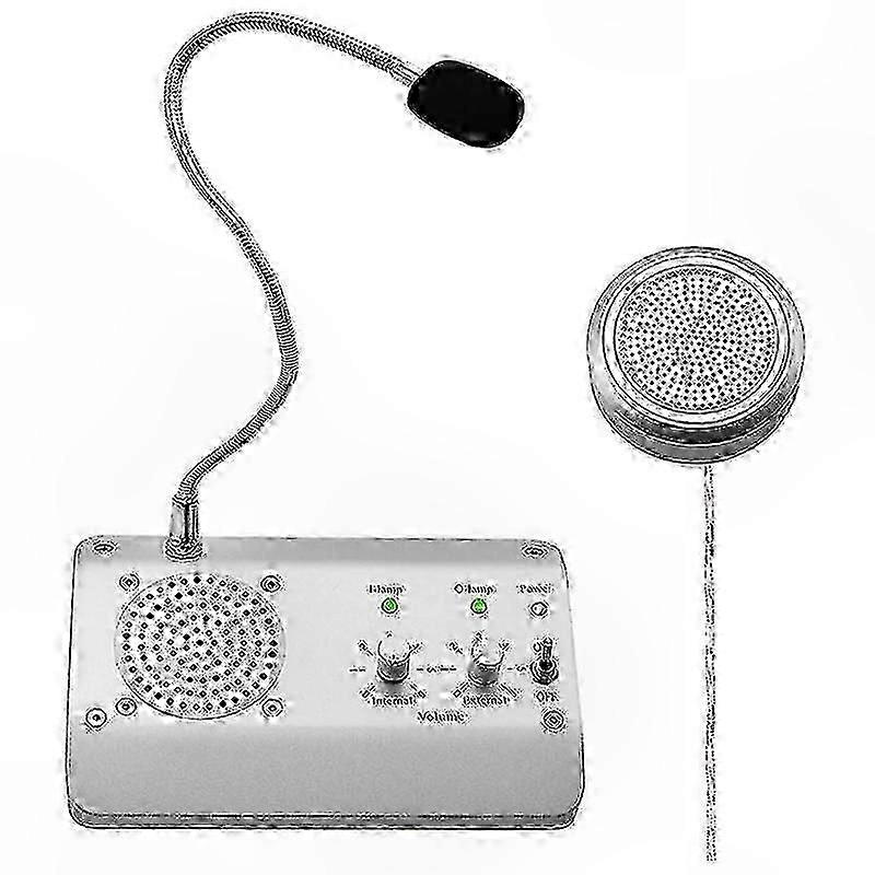 Dual-Function Window Speaker with Intercom Capability for Office, School, and Business Use
