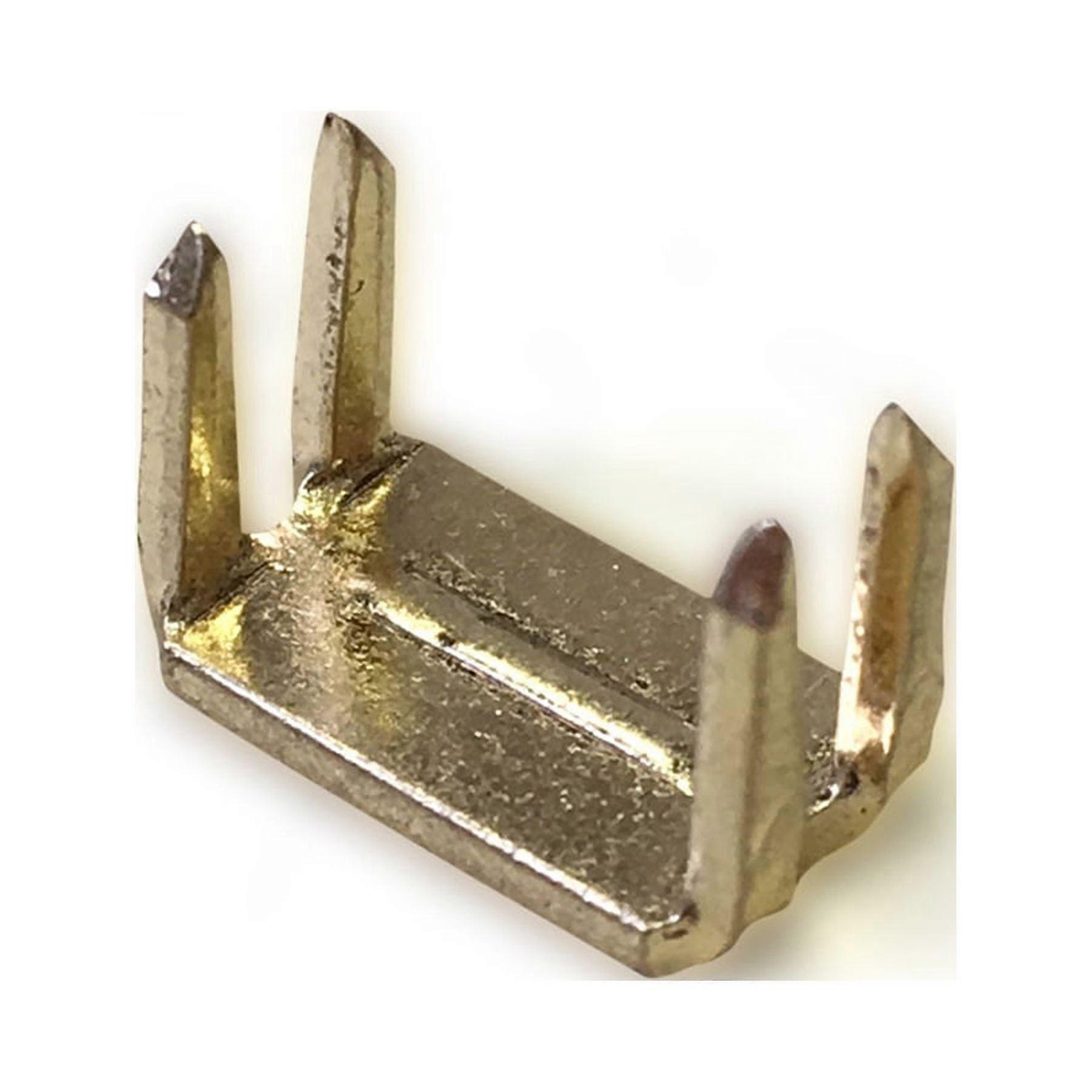 YKK #10 Bottom Stops Solid Brass Extra Heavy - 20 Pack