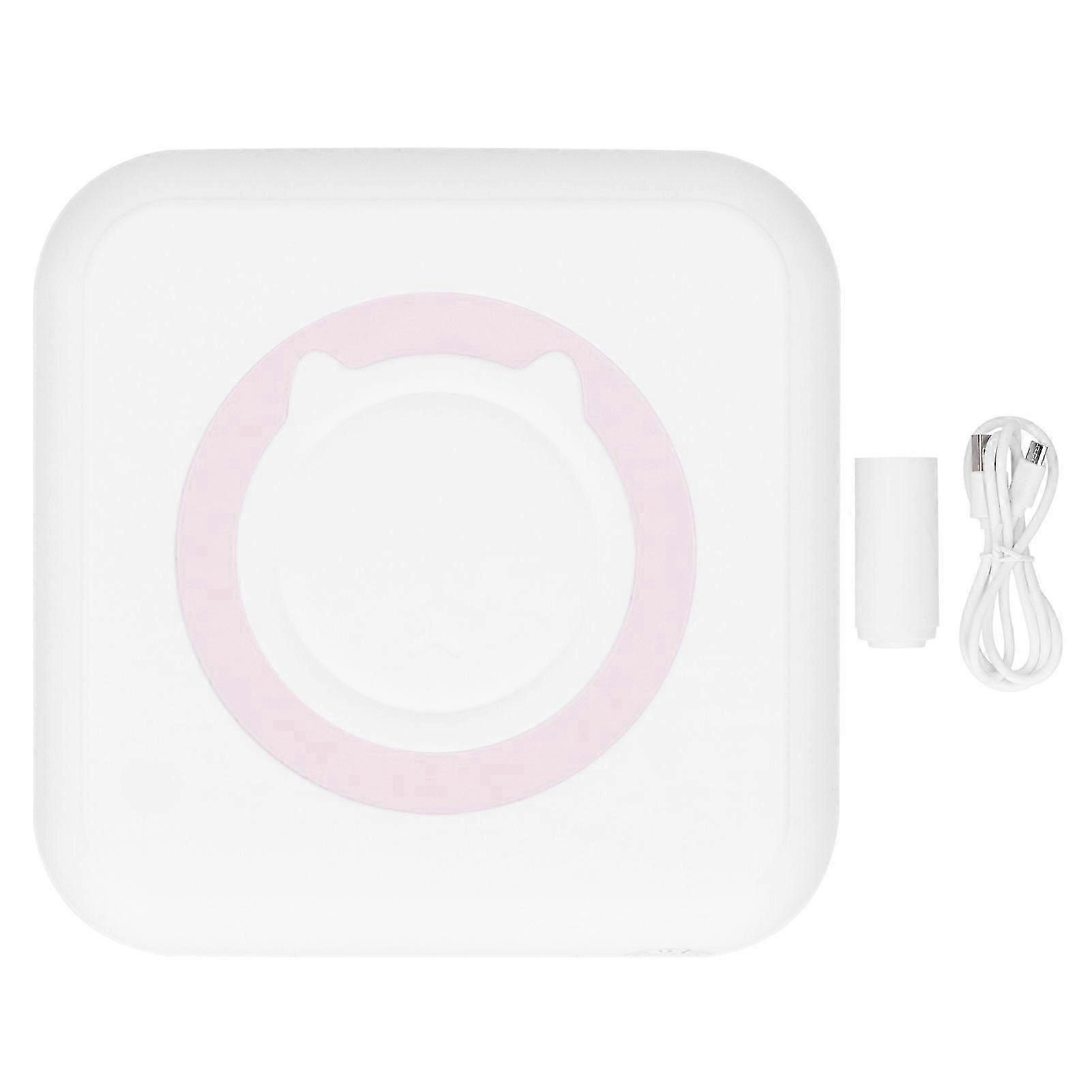Mini Printer Thermal Portable Wireless Bluetooth Label Wrong Question Printing 200dpiPink