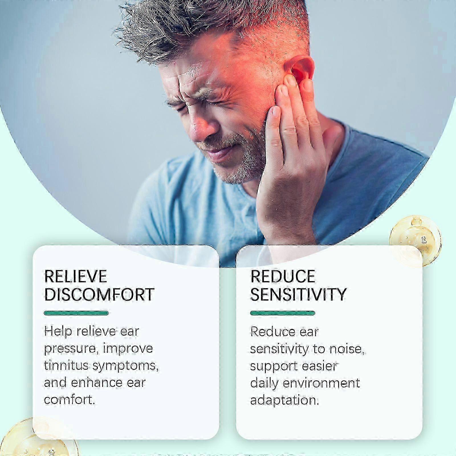 Ear Drops - Moisturizing & Cleansing Ear Care for Tinnitus Relief - 30ml