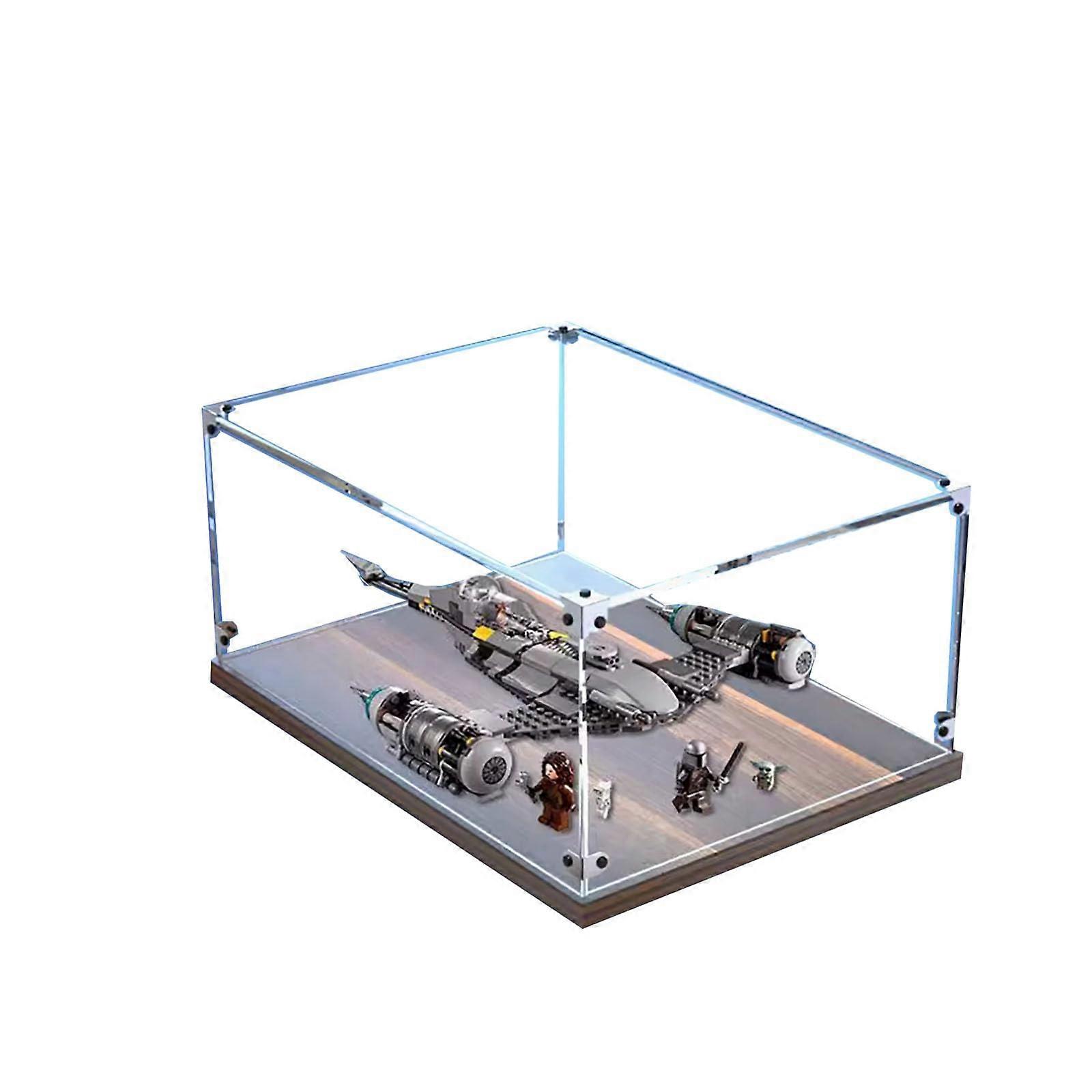 Display Case Acrylic Box for  75325 N1 Starfighter Dustproof Clear Showcase Storage