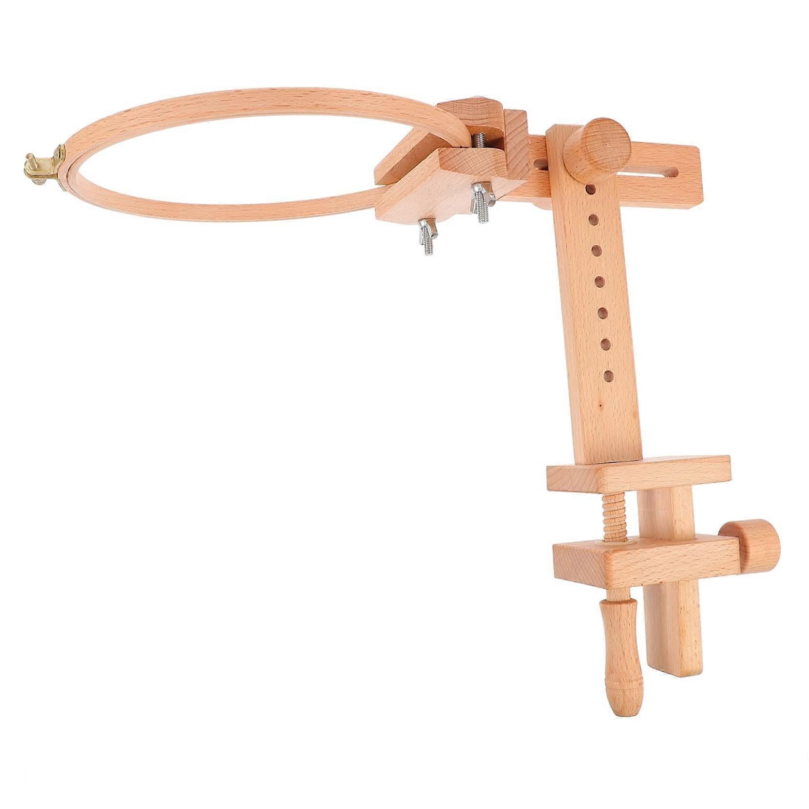 Adjustable 360 Degree Rotating Embroidery Stand Cross Stitch Frame Holder for Hands Stitching
