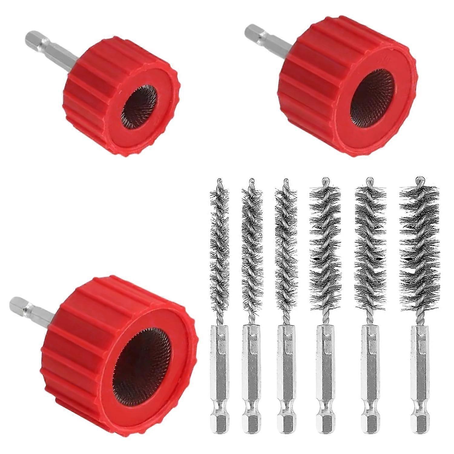 Copper Pipe Cleaner Red One Size, Durable Copper Construction, Improves Cleaning Performance for Plumbing