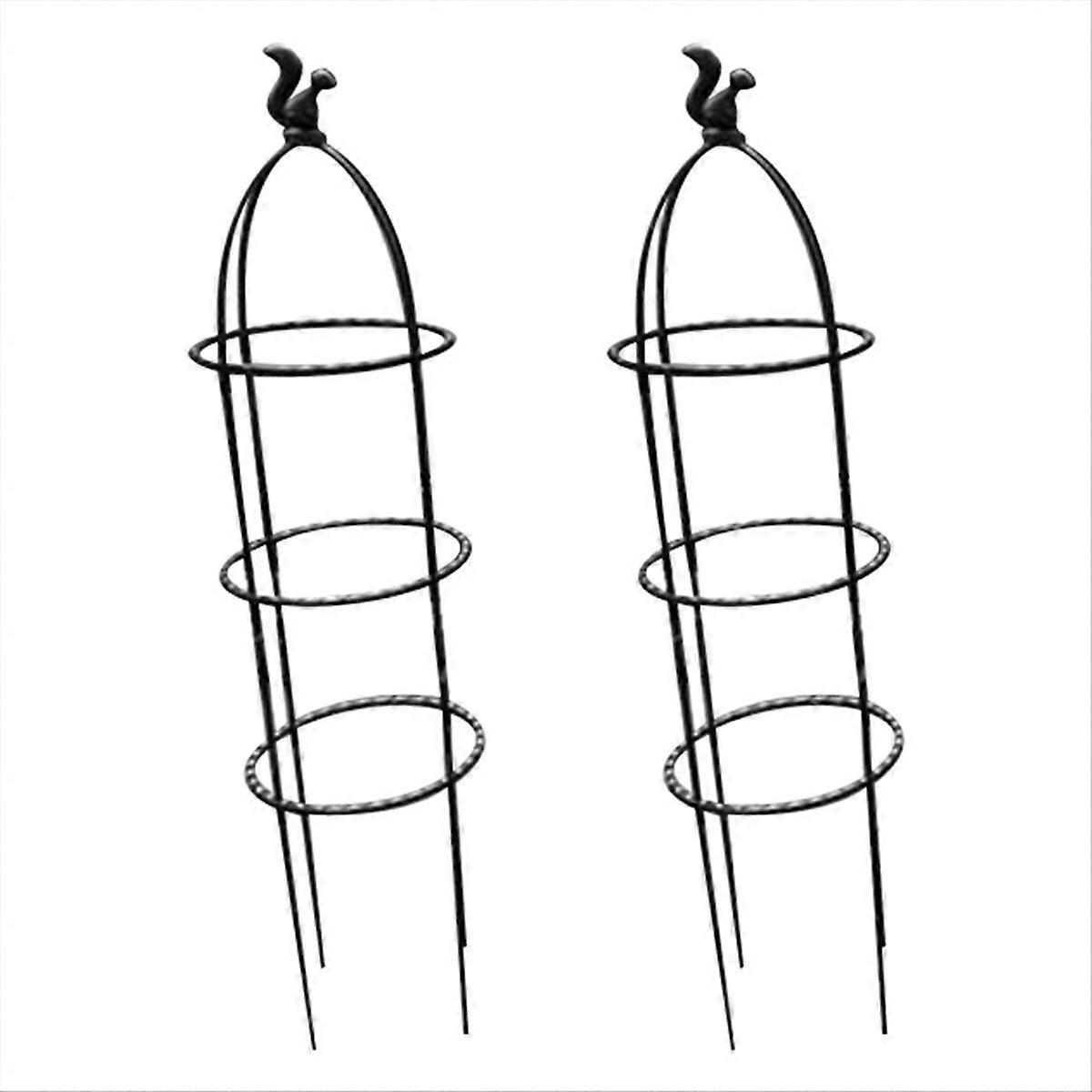 Climbing Plant Obelisk Trellis, Garden Trellis 2pcs(C)