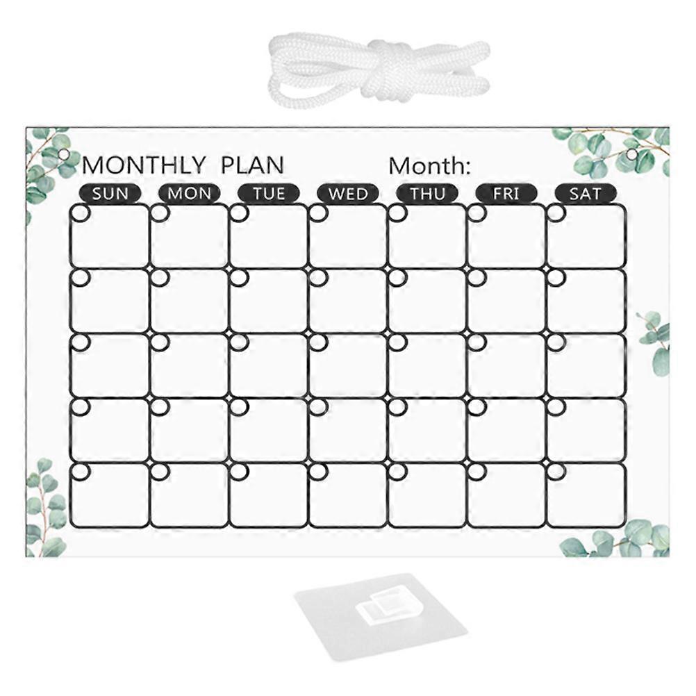 1Set Transparent Acrylic Memo Board for Home Use Multi-Purpose Message Board