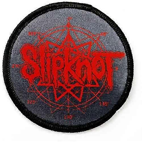 Logo Slipknot E Nonagram Patch Stampato Standard
