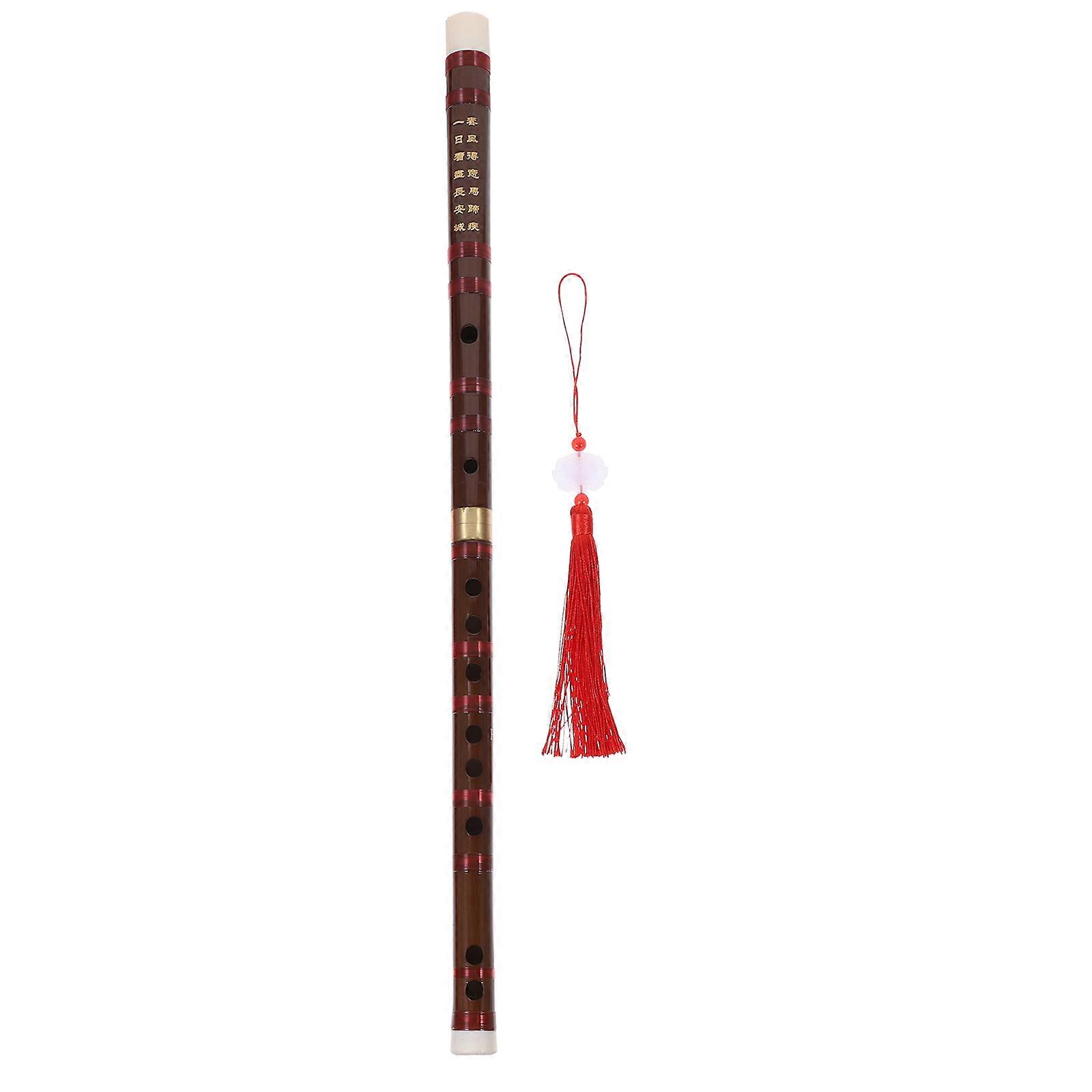 Handmade Yellow Flute Musical Instrument for Music Playing