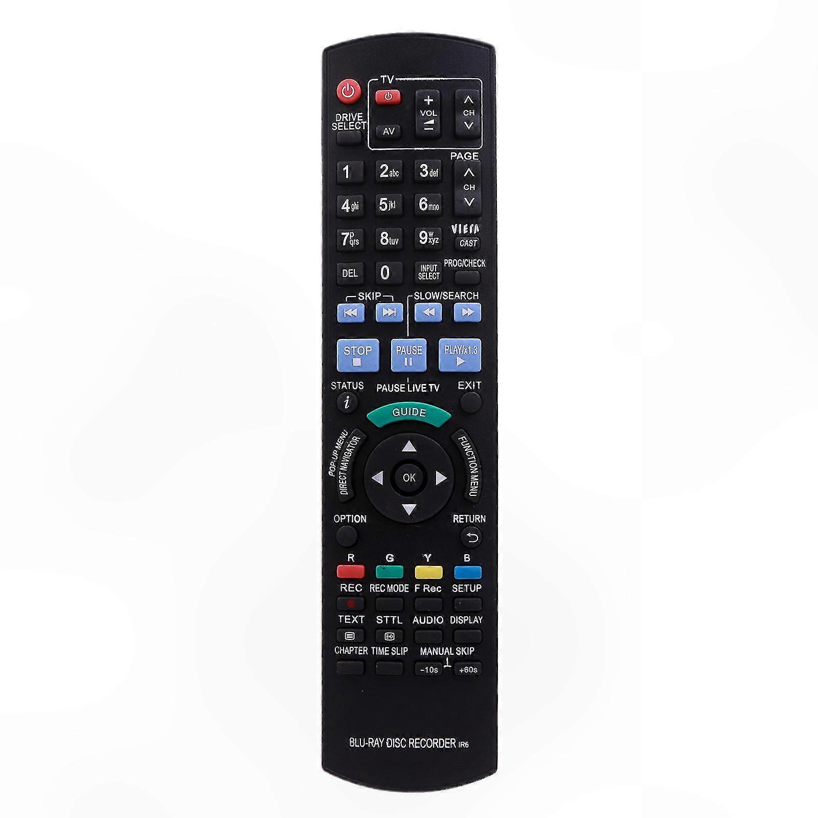 IR6 Remote Control for BluRay Disc Recorder, Compatible with TV/AC Systems
