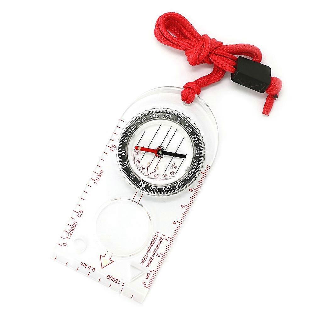 SD482 Mini Outdoor Camping Survival Map Scale Oriented Magnifier Field Compass