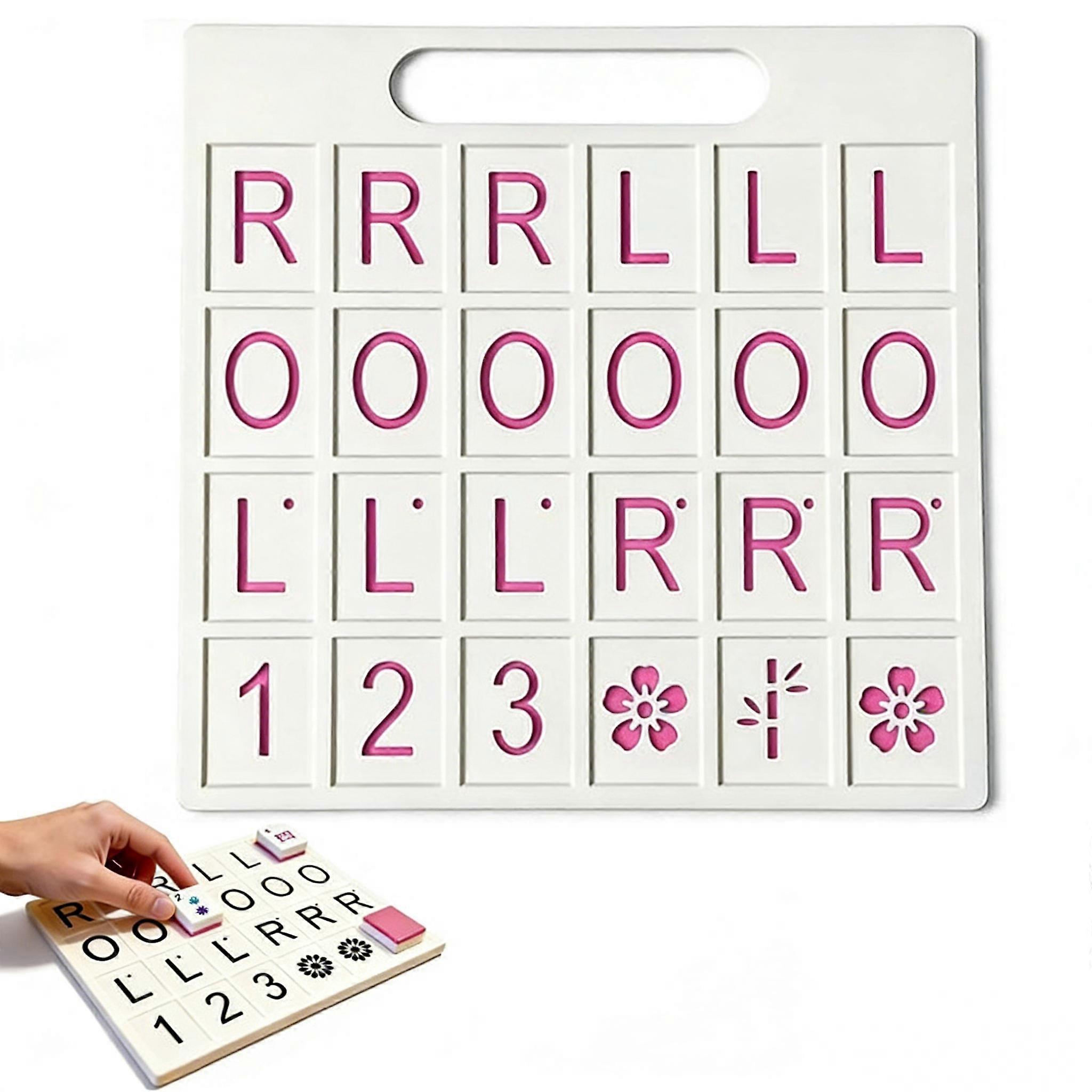 Portable Mahjong Practice Board, Single Mahjong Tile Practice Tool For Beginners